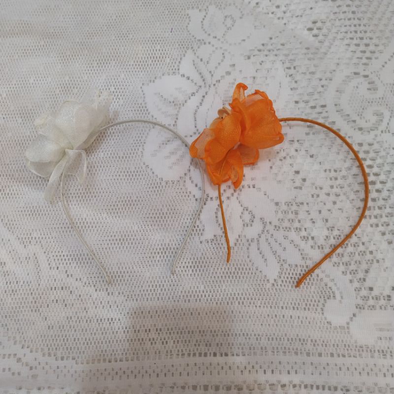 bandana/bando bunga besar