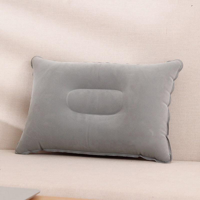 GIANTEX Bantal Angin Portabel Inflatable - XLZT-15 - Gray