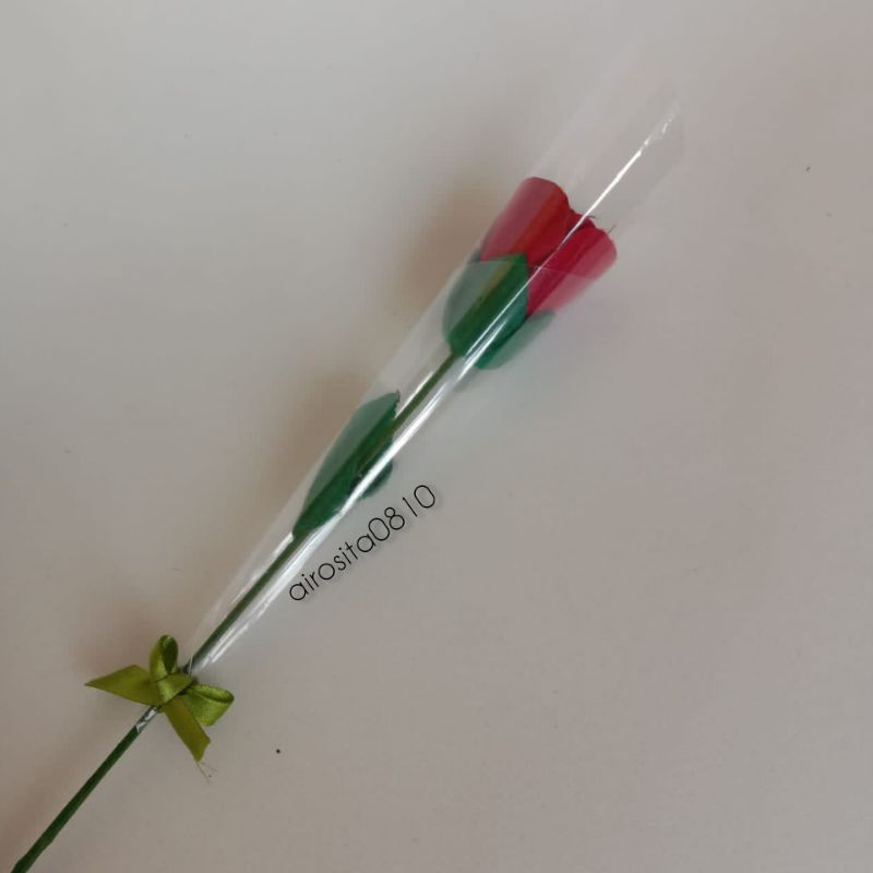 Bunga mawar flanel / bunga flanel / hiasan bunga planel
