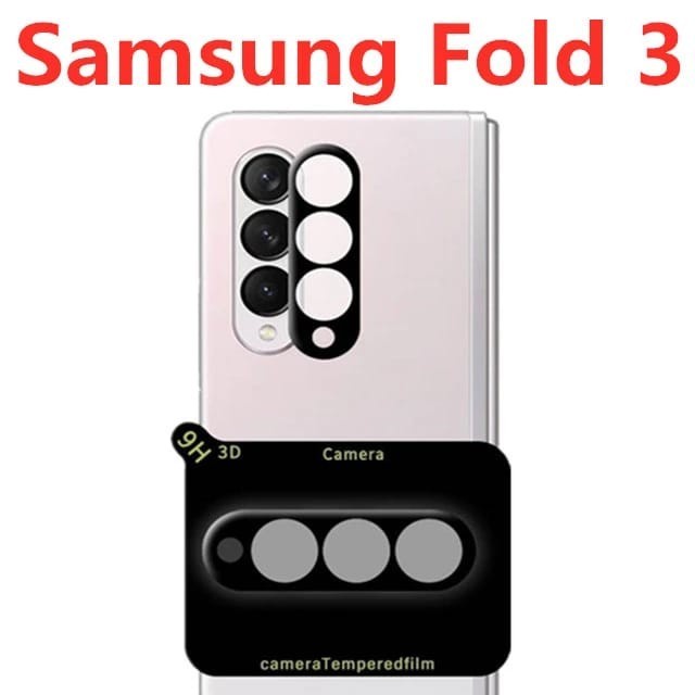 SAMSUNG Z FOLD 3 PREMIUM FRAME CAMERA 3D ROUND EDGE