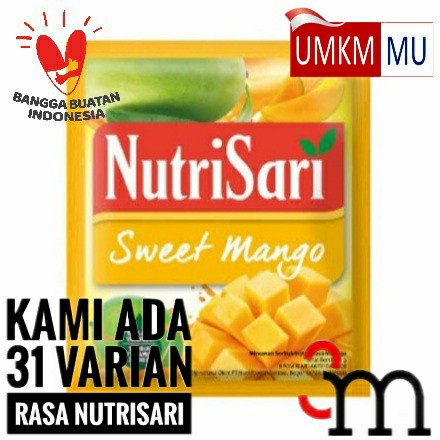 

201nhgg Nutrisari - Sweet Mango (1 Renceng = 10 Sachet) Ds201Fs