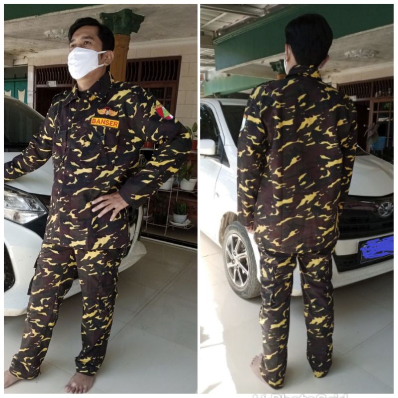 PDL BANSER NASIONAL Bahan Twill TR Anti Luntur