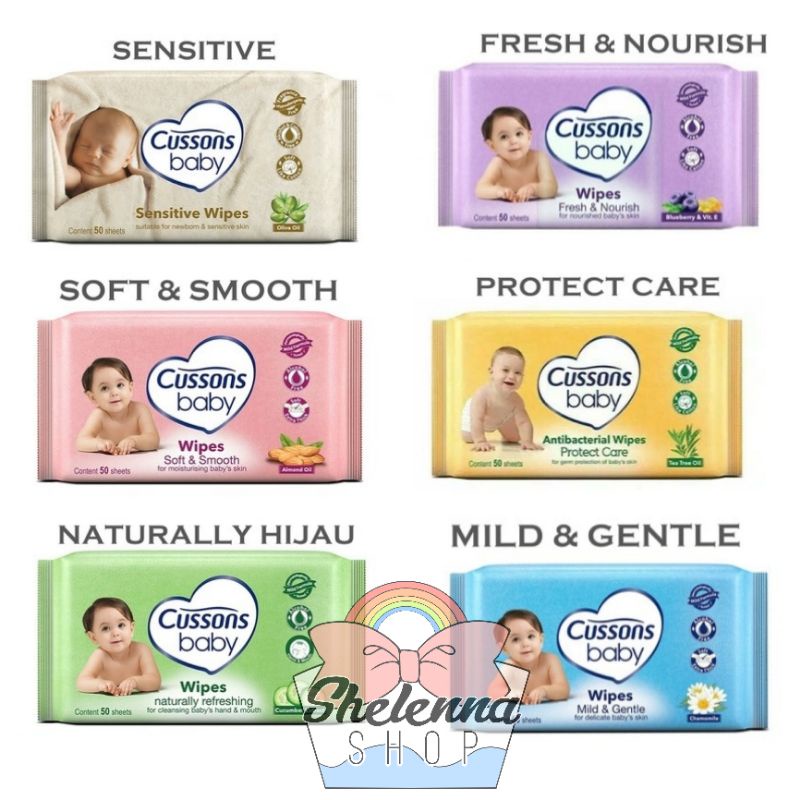 Cussons Tisu Basah Bayi 50 / 45 sheet CUSSON WIPES