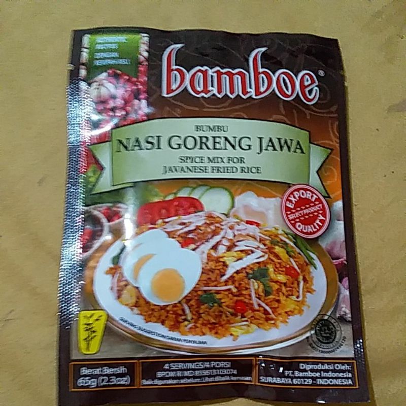 

Bumbu bambu Bamboe NASI GORENG JAWA. exp lama sept 2025