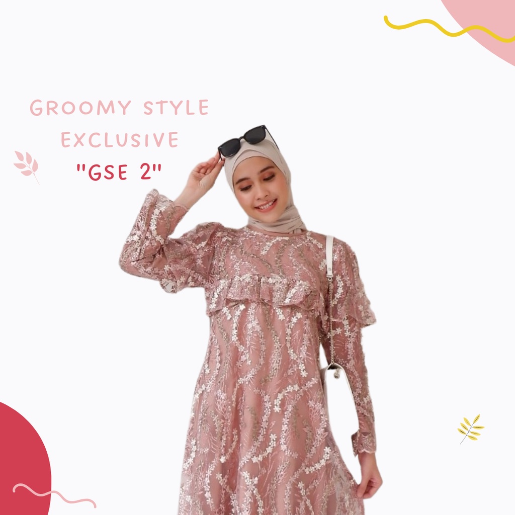 Gamis Pesta/Wisuda/Tunangan GSE 2 FHA BOUTIQUE