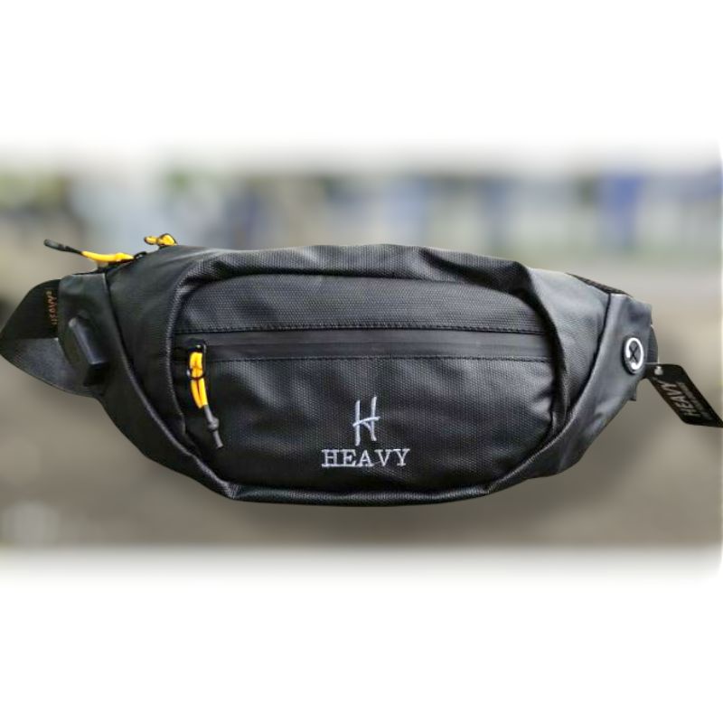 Tas slempang pria tas waistbag pria anti air  waterproof elgano