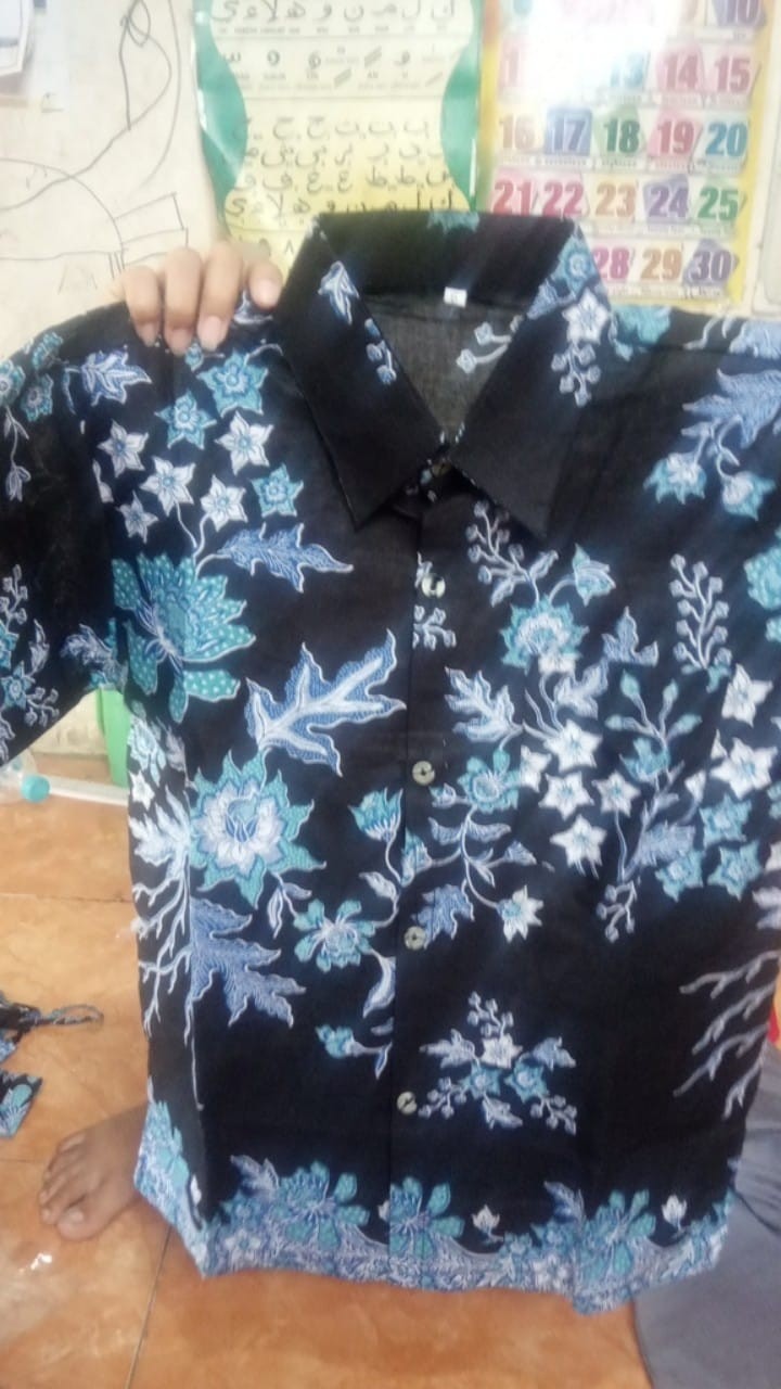 Batik Couple Keluarga Maura Couple Sania Ruffle Ori Ndoro Jowi Dnt Cibulan