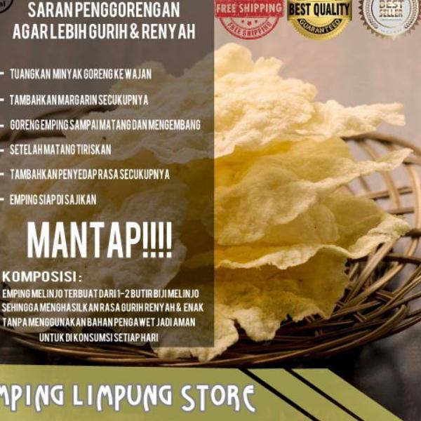 

↤ EMPING MELINJO MENTAH SUPER TIPIS ORIGINAL SIAP GORENG 500GRAM ㅅ