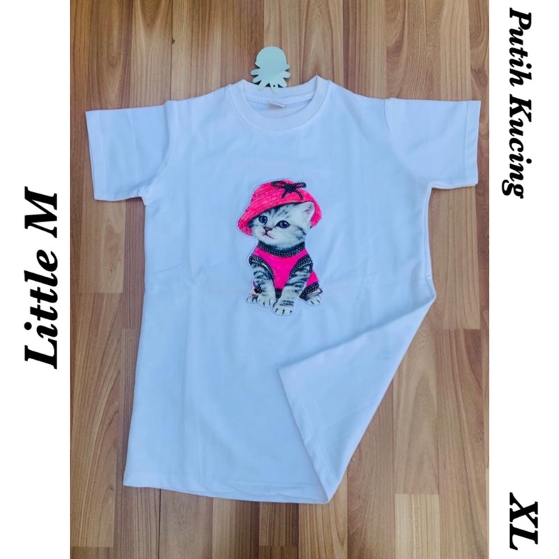 Kaos Anak Little M size XL motif Lucu