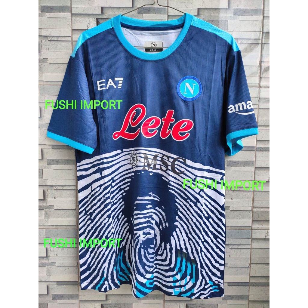 HQ JERSEY BOLA SSC NAPOLI SPECIAL EDITION NAVY 2021-2022 GO HQ IMPORT