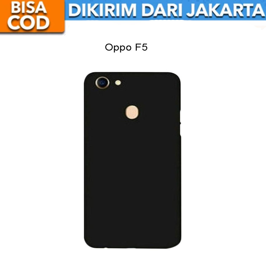 SoftCase Black Matte for Oppo F5