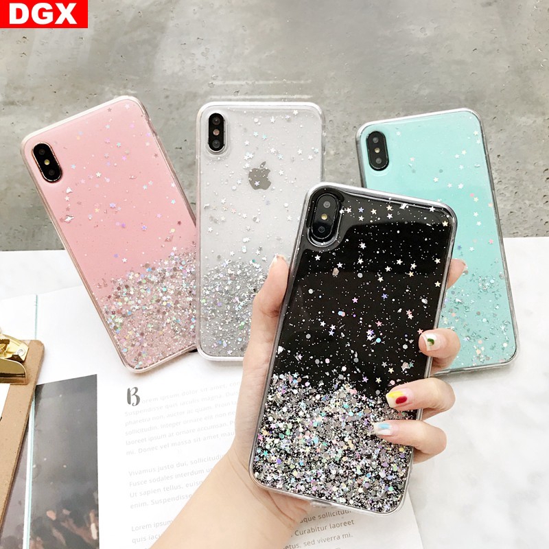 Samsung Galaxy S20 Ultra M30S A91 A81 A20E A80 A90 A60 J5 Prime J4 J6 Plus Note 10 Lite Glitter Case Bersinar Bintang DGX