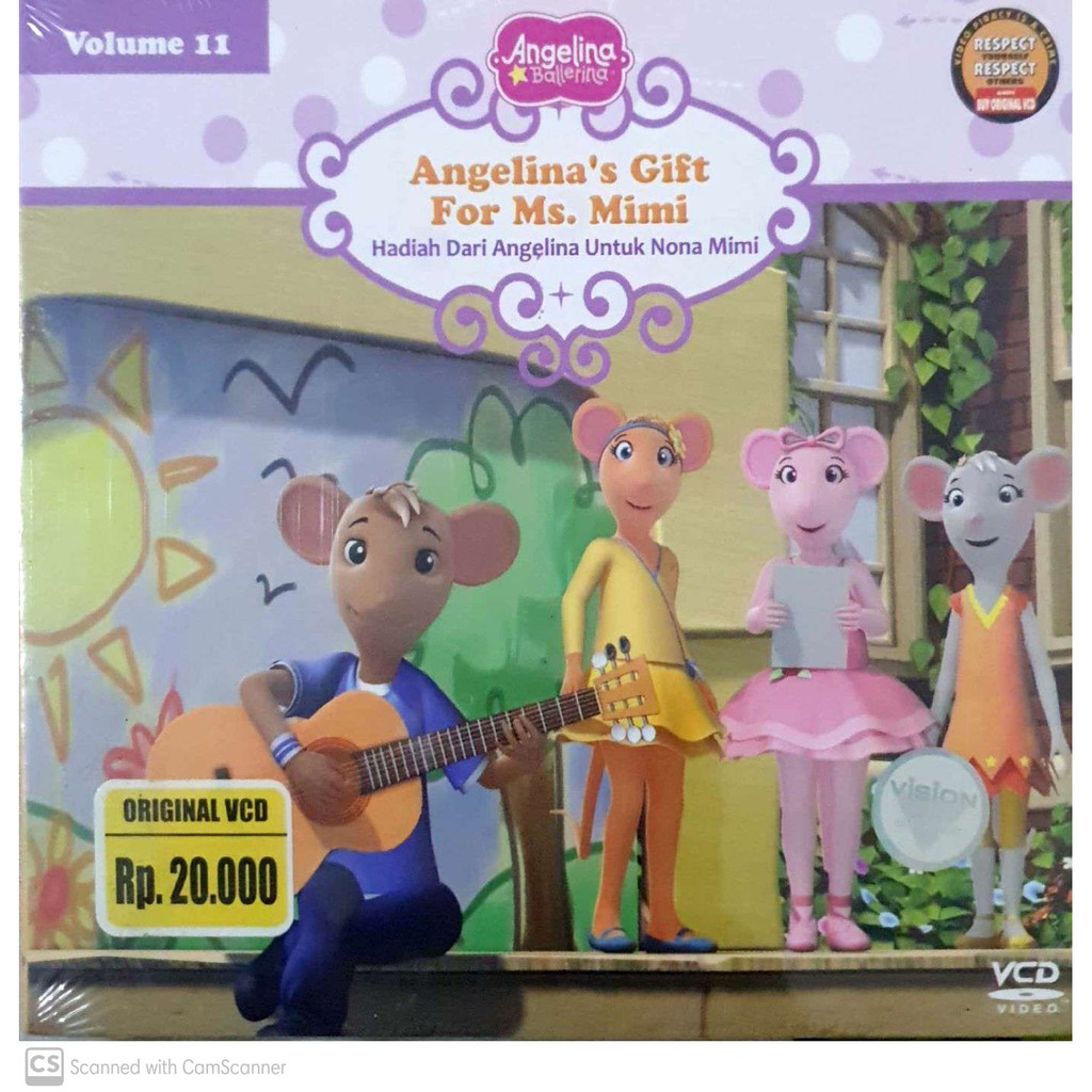 Angelina Ballerina Volume 11: Angelina's Gift For Ms. Mimi | VCD Original