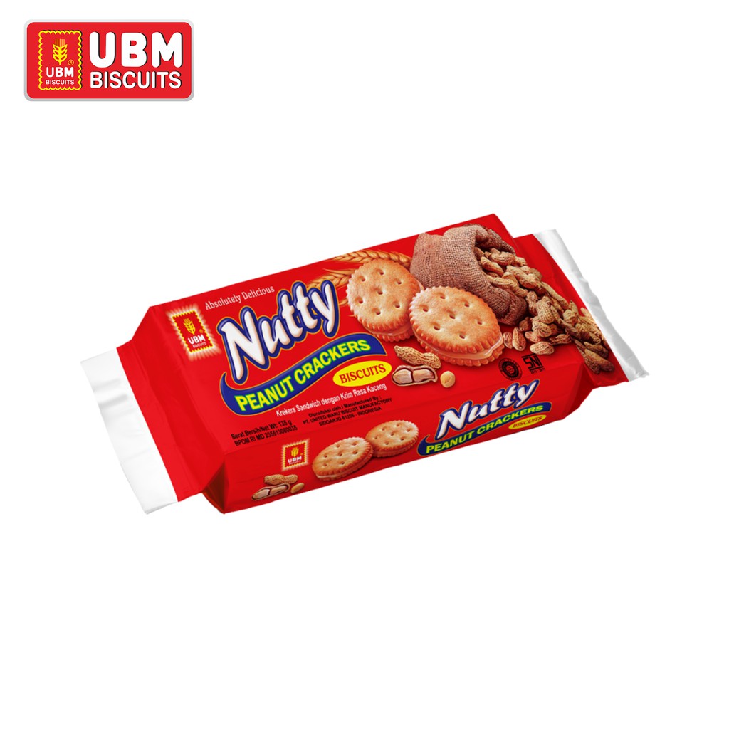 

UBM Biscuits Nutty Peanut Crackers 135g