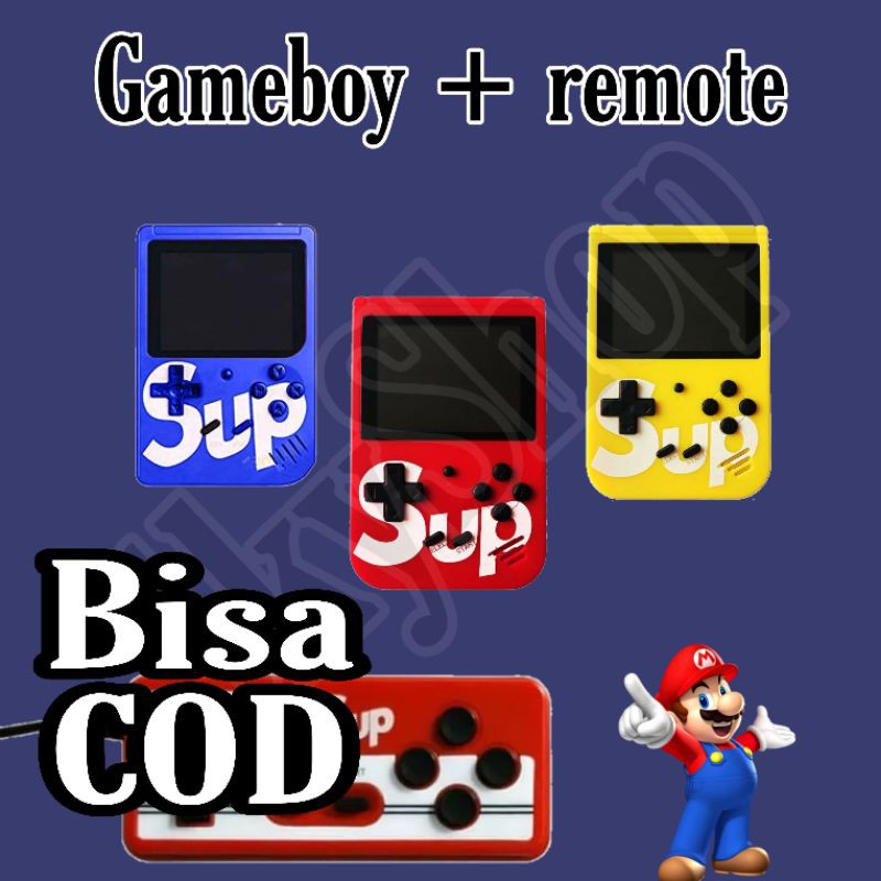 Game Portable SUP 400 in 1 GameBoy  2 player