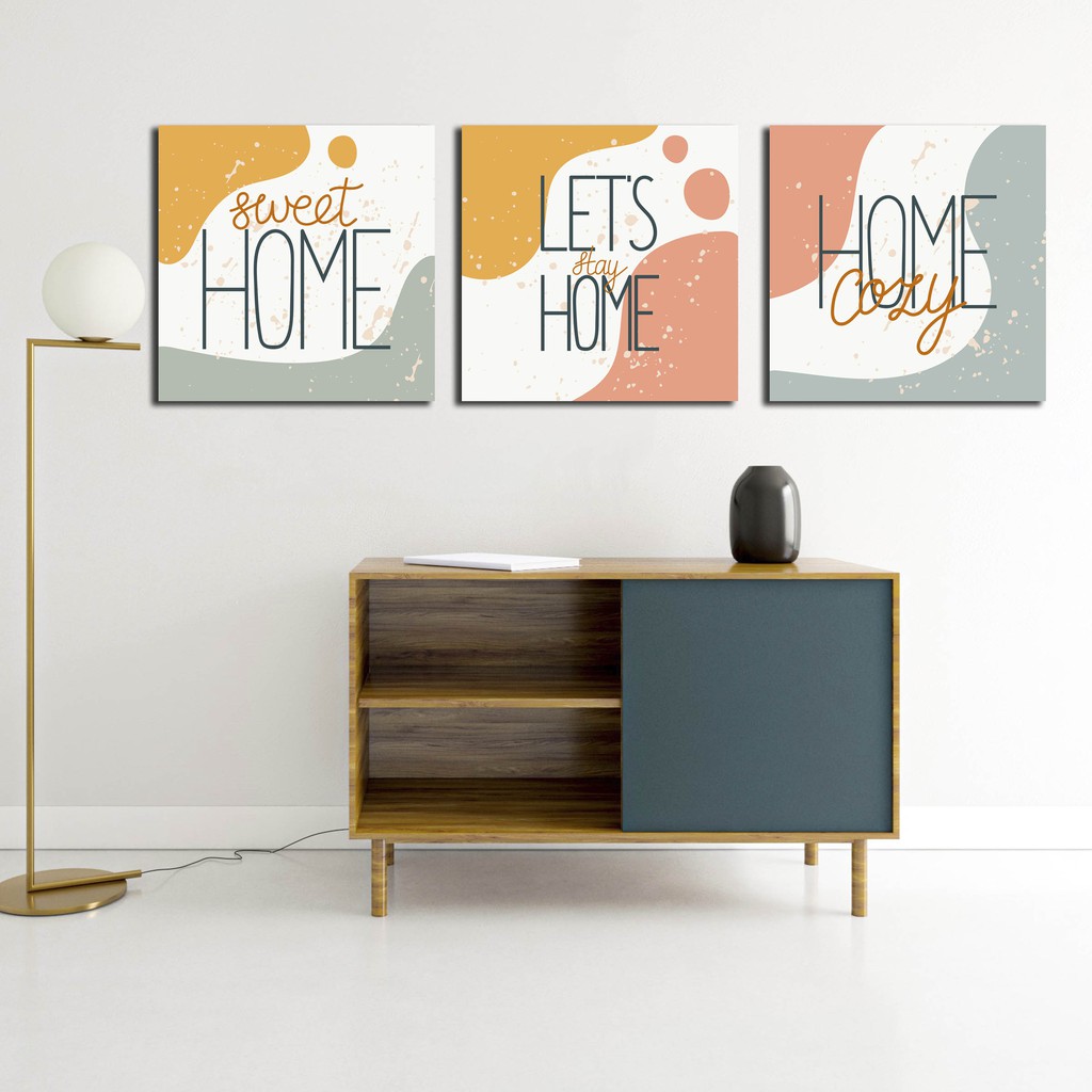 HIASAN DINDING HOME SWEET HOME  PAJANGAN WALL DECOR DEKORASI DINDING KAYU MINIMALIS HOME SWEET HOME