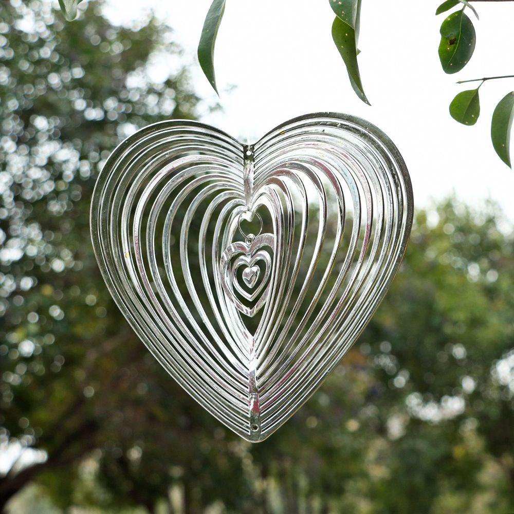 Spinner Angin Nanas Laser Cut 20 cm Yard Art Dekorasi Indoor Multicolour Outdoor Decor Wind Chime