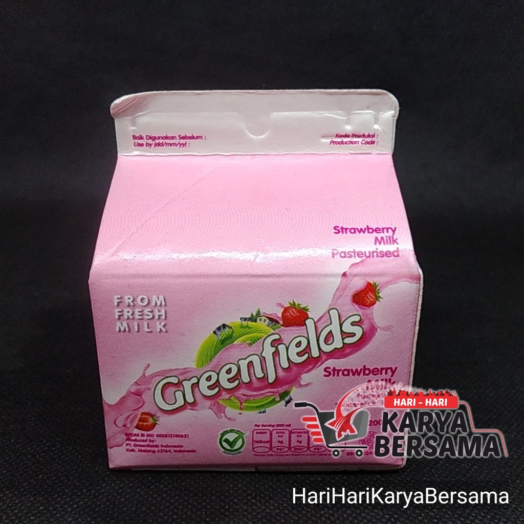 

GREENFIELDS GREEN FIELDS FRESH MILK PASTEURISASI STRAWBERRY 200ML