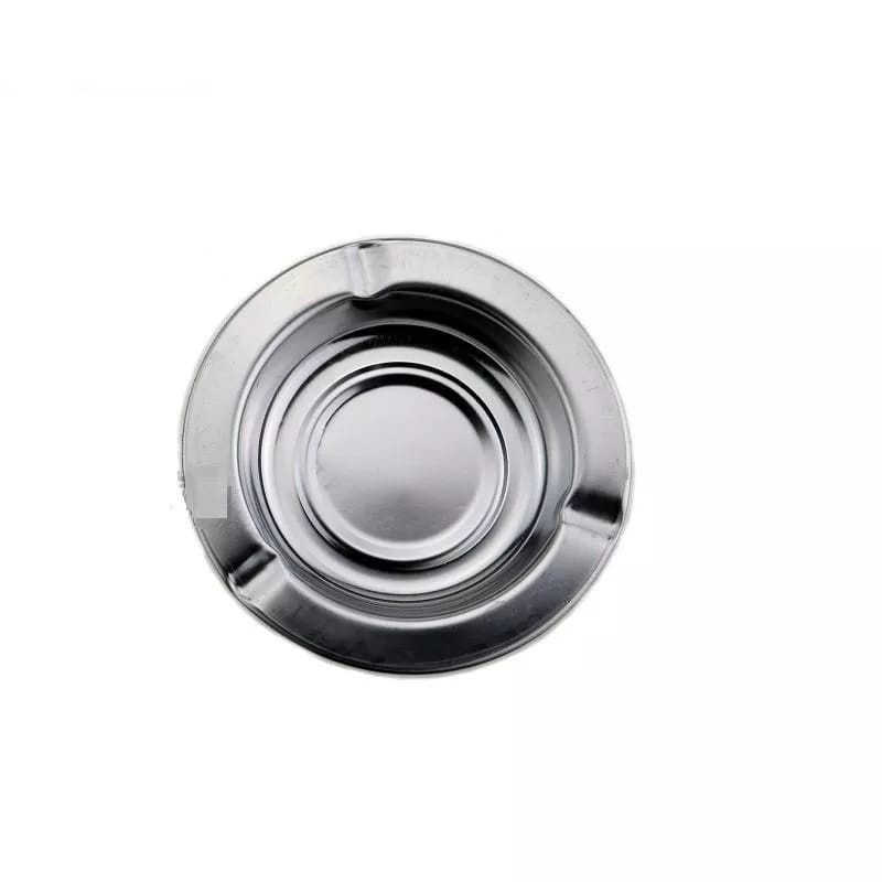 Asbak R0k0 Bulat Asbak Stainless Steel Diameter 12cm Termurah Round Ashtray