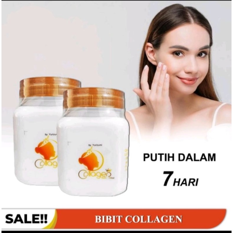 BIBIT COLLAGEN YURIZUMI BIBIT PEMUTIH KULIT BADAN WAJAH AMPUH/KRIM PEMUTIH KULIT BADAN WAJAH AMPUH