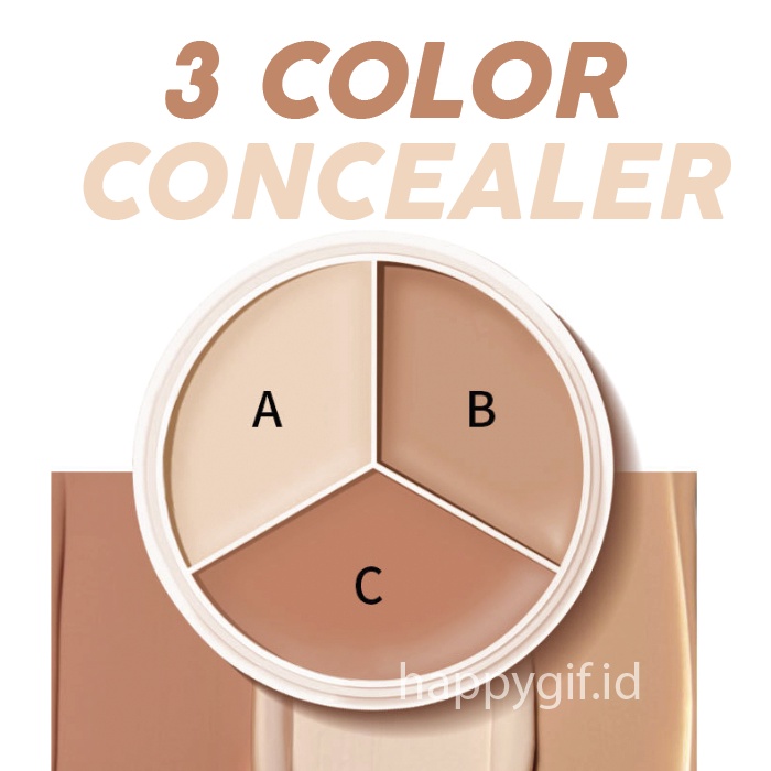 SVMY 3 in 1 Concealer Contour Corrector Natural Light Skin Color LA188 5172