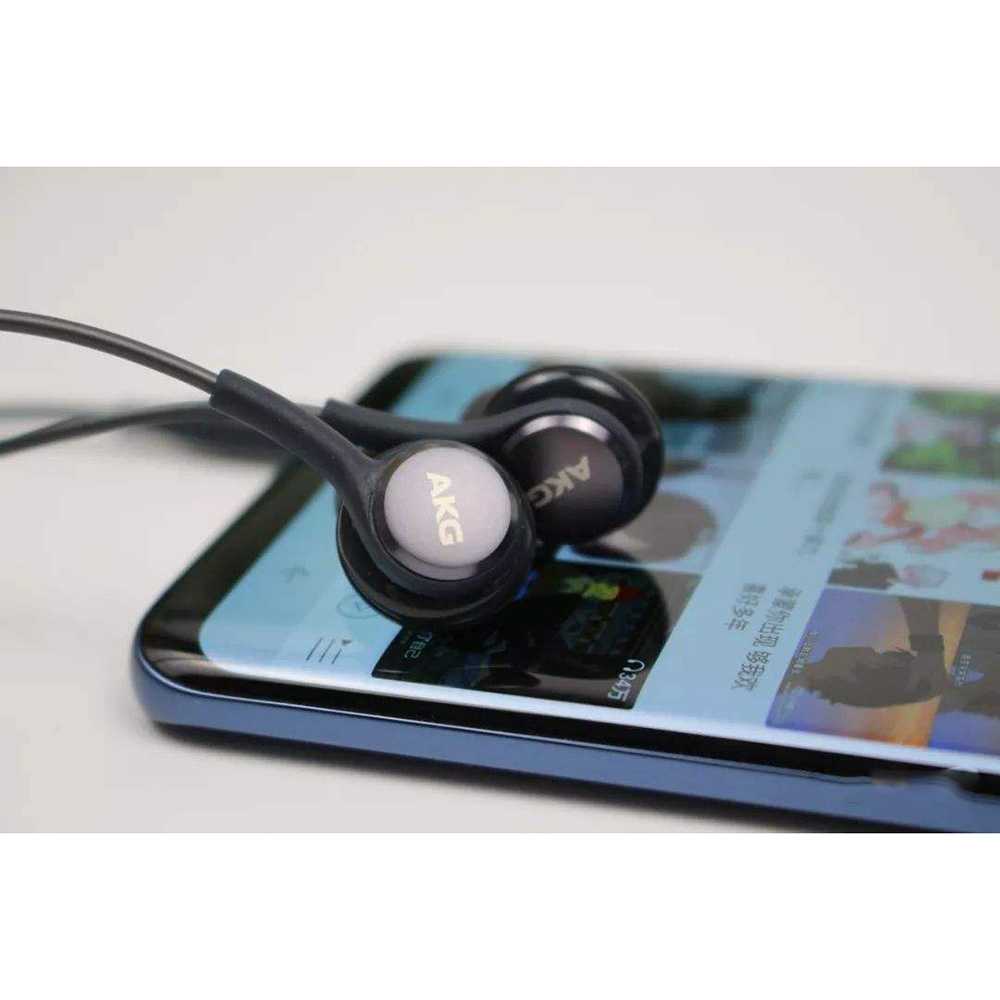 (100% BARANG ORI) Earphone Headset Samsung Galaxy S10 by AKG - EO-IG955 (Replika 1:1)