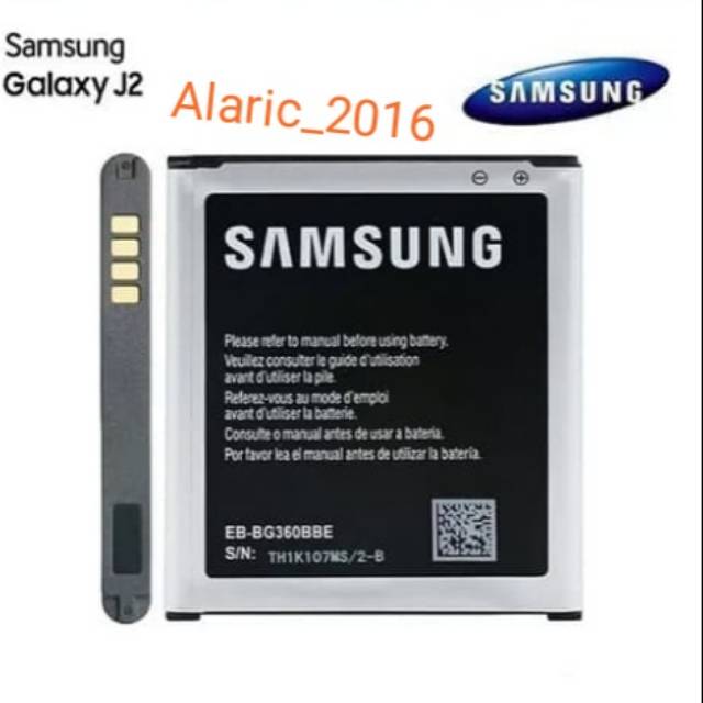 BATTERY BATERAI BATRE ORIGINAL 99,9% SAMSUNG J2 (J200)