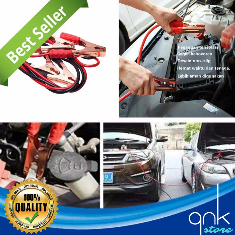 Kabel Jumper Aki Mobil Universal 2 Meter 500A Kabel Jumper Aki Motor