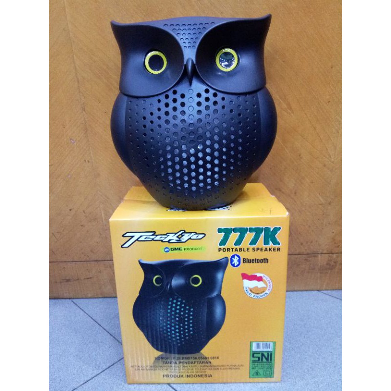 Speaker Portable Teckyo 777K Burung Hantu Wireless Bluetooth