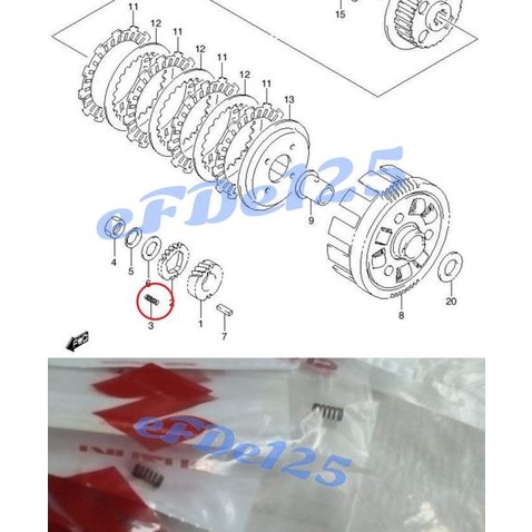 Per Gigi Primer Suzuki Shogun 125 Sp Old Arashi 125 Kopling