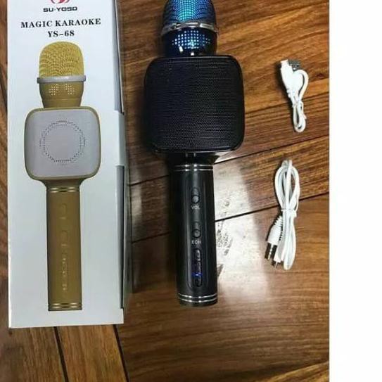 ➢ Mic bluetooth YS 68 original/mic smule ys68/mic karaoke/mic ktv ✲