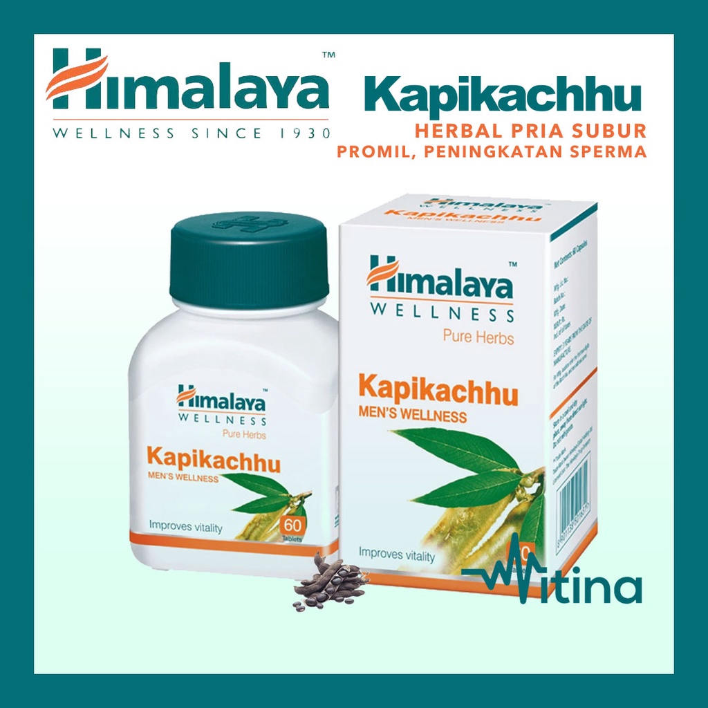 HIMALAYA KAPIKACHHU HERBAL KESUBURAN PRIA PENINGKAT SPERMA PROMIL MUCUNA PRURIENS PROGRAM HAMIL
