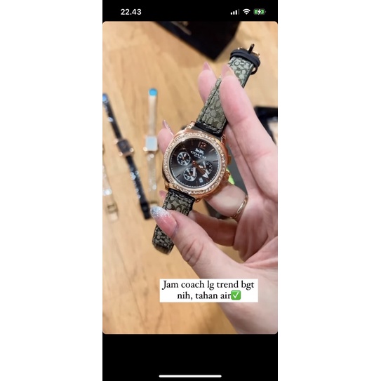 JAM TANGAN COACH KULIT