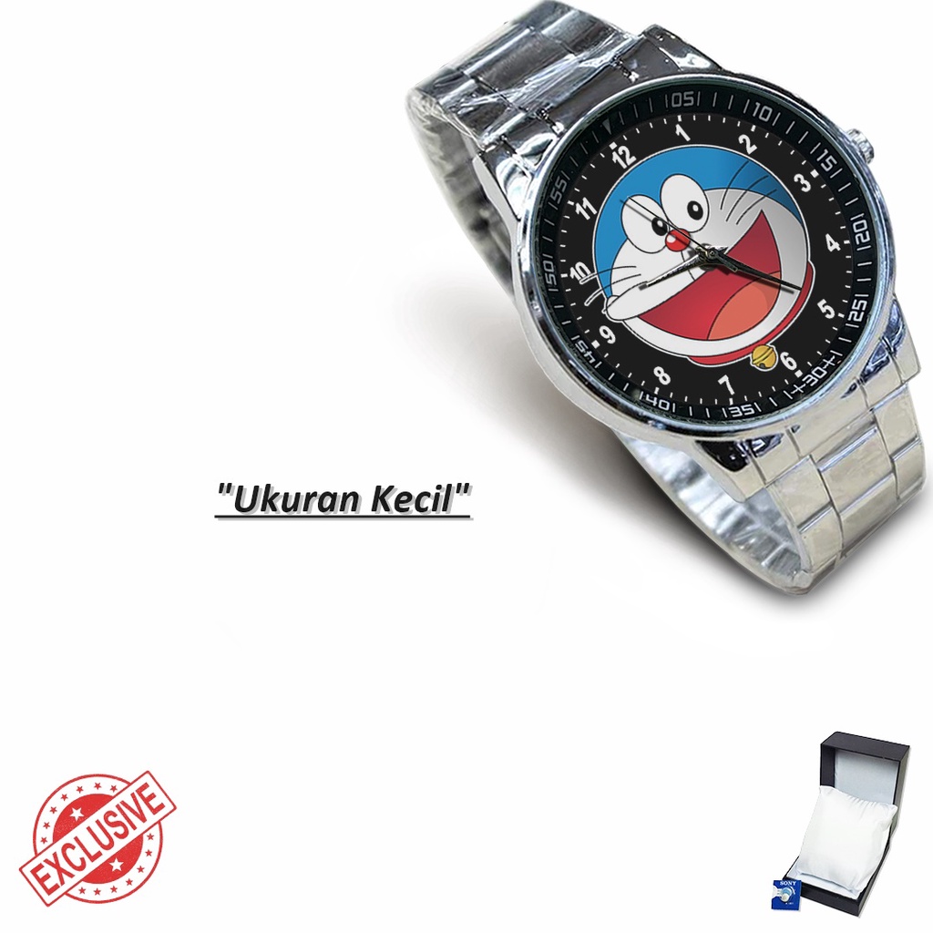 Jam Tangan Rantai Couple DORAEMON MOTIF - 5 (Special)