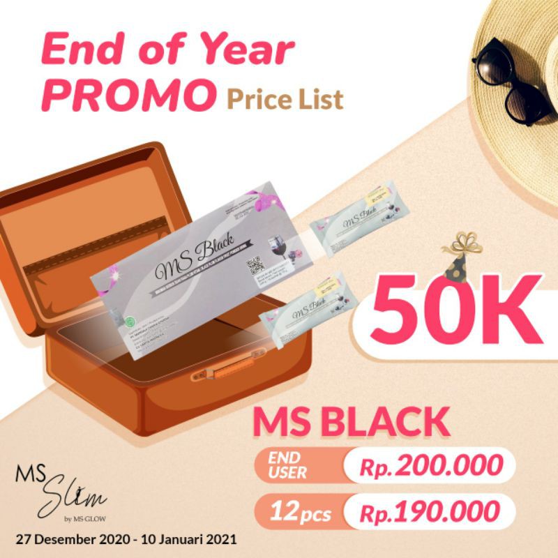

[PROMO] MS BLACK BY MS GLOW ( SUPLEMEN AMPUH UNTUK PROGRAM DIET) FREE SILICON CLEANSING BRUSH