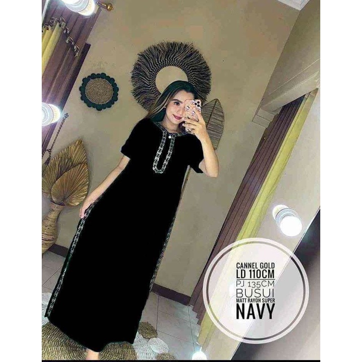DASTER RENDA TEBY CHAMELIKA GOLD DASTER WANITA  DASTER KEKINIAN  DASTER PANJANG DASTER RENDA  DASTER ARAB RENDA
