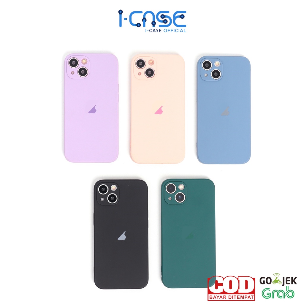 Softcase Square Edge Matte Lens Cover for iPhone 12 MINI PRO MAX