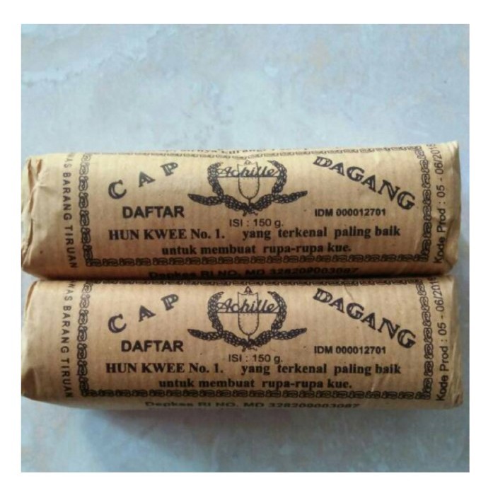 

Bahan Baking / Tepung Kemasan / Tepung Hunkwe Cap Dagang 150 Gram