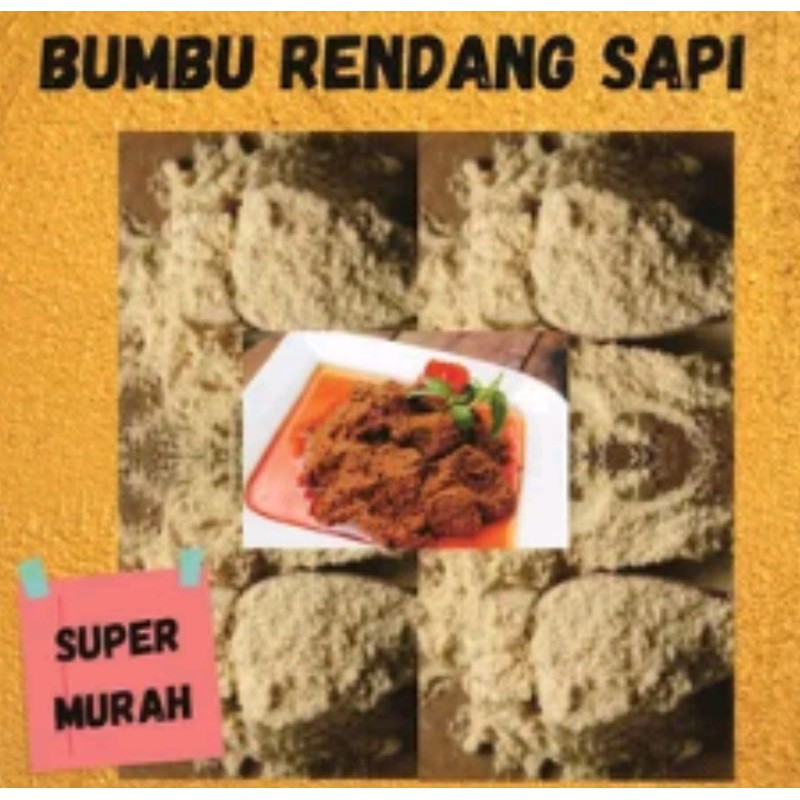 

Bumbu Bubuk Rendang Sapi 1 KG