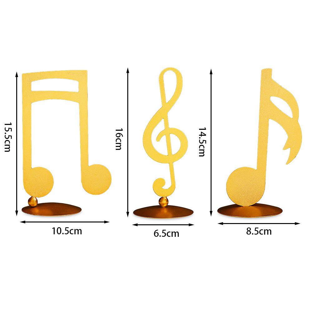 Populer Nota Musik Ornamen Hadiah Patung Rumah Kerajinan Besi Tempa Kreatif