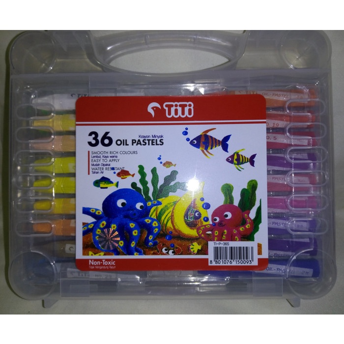 

PASTEL-DRY-OIL- PASTEL TITI 36 CRYON JOYKO HARGA GROSIR FREE HANDLE -OIL-DRY-PASTEL.