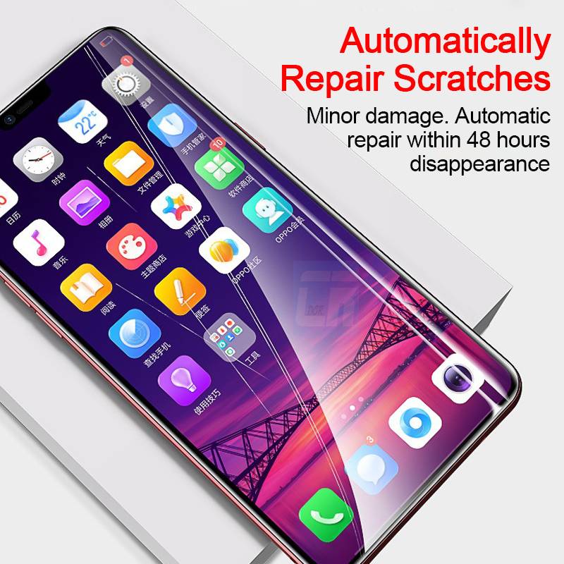 500D Full Soft Hydrogel Film for OPPO Reno 2Z R17 F11 Pro Screen Protector Film for OPPO Find X X3 Pro R15 R11S R9S Plus F7 Not Glass