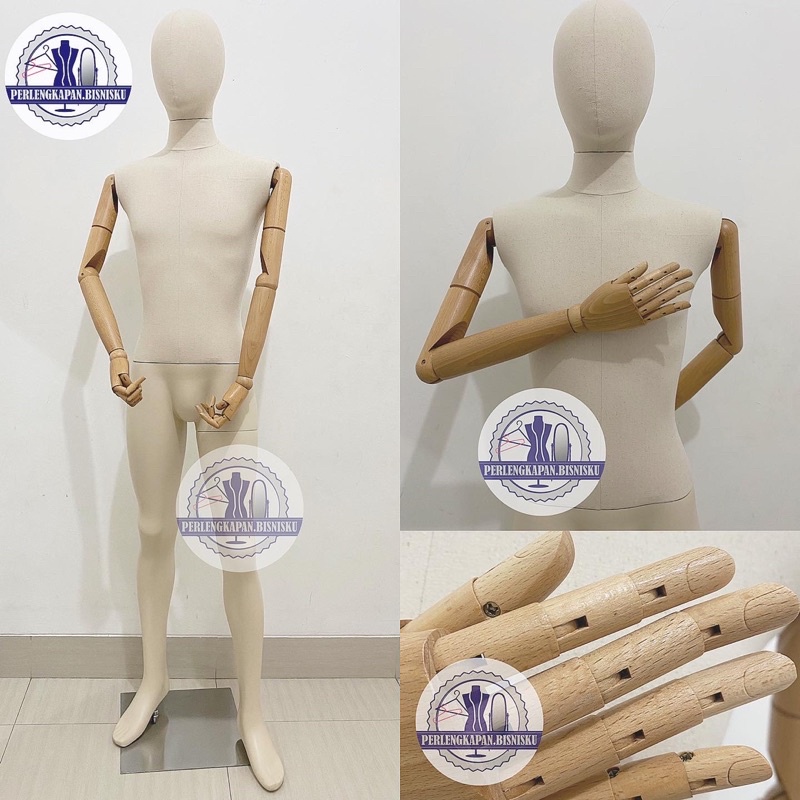 KHUSUS JNE/JTR KHUSU GOJEK MANEKIN PATUNG BAJU PRIA COWOK FULL BODY FOAM FOM FIBER IMPOR