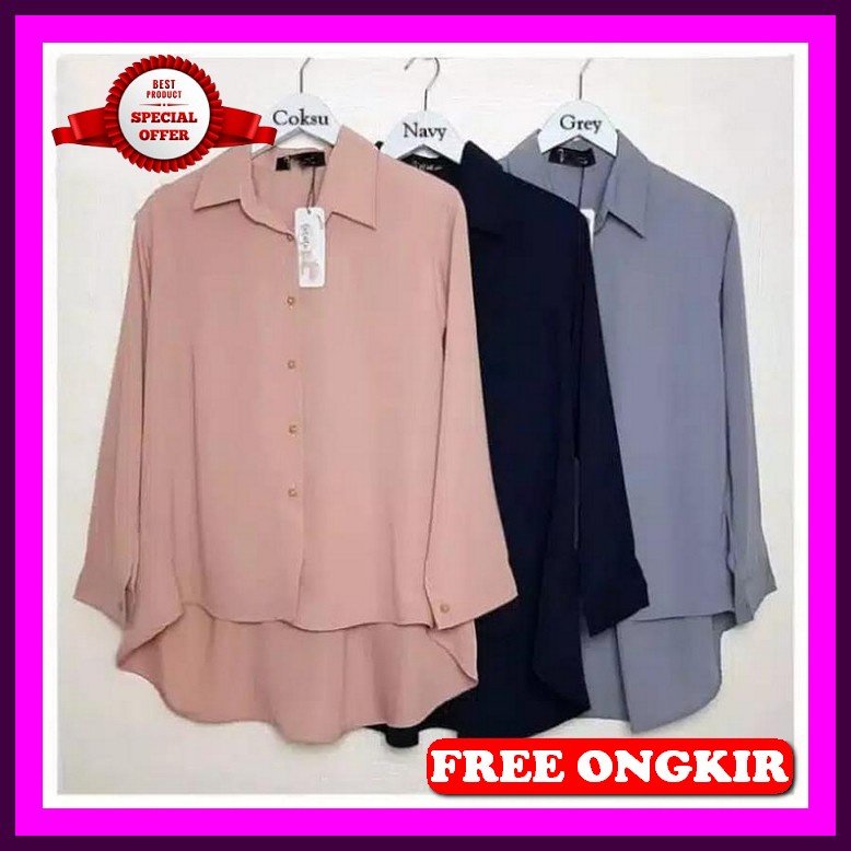 Baju Tunik Cewek Kekinian Atasan Muslim Wanita Kekinian Bsju Cewek Rem Nagita Tunik Baju Atasan Fash