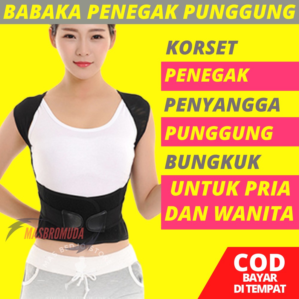 KORSET PENYANGGA PUNGUNG PENEGAK PUNGUNG BADAN BUNGKUK HOT SHAPER SHOULDER BACK BJ08