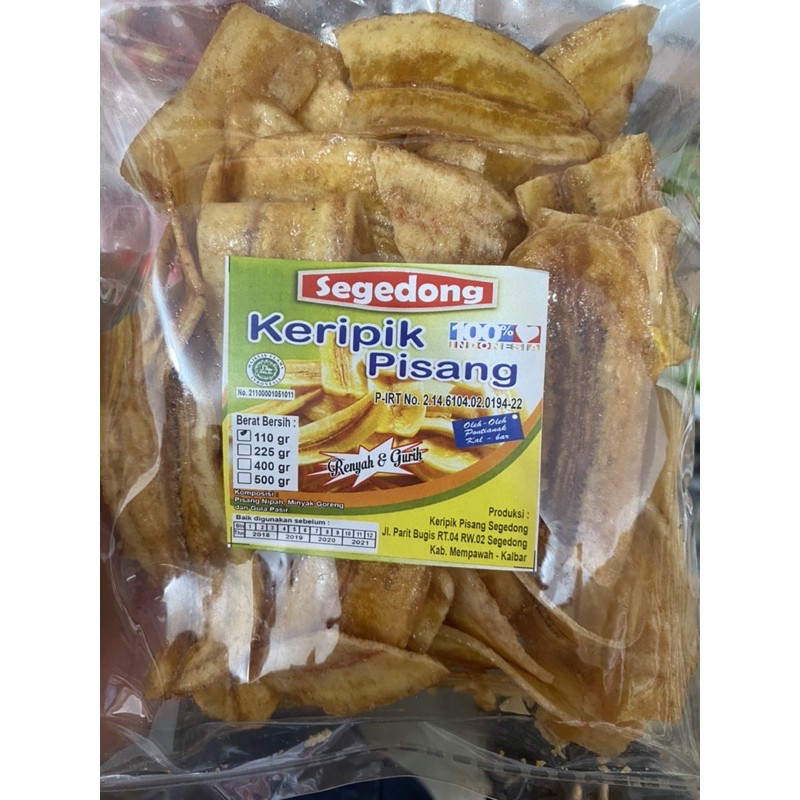 

Kripik pisang segedong
