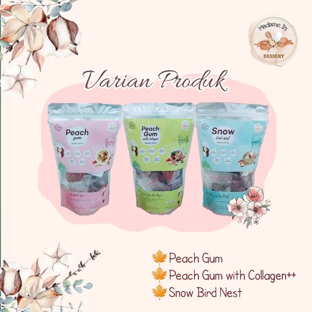 

Paket Komplit (Peach Gum + Snow Bird Nest + Collagen++)