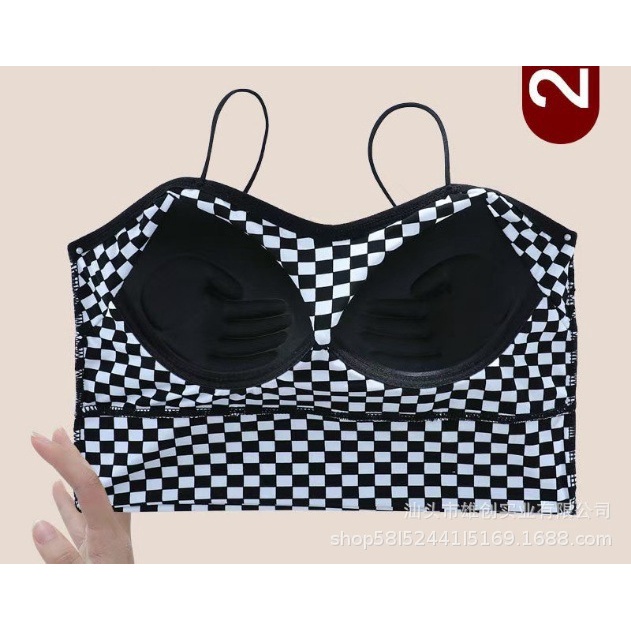 TELLY ➡️ 285  Tanktop Bra Fashion wanita tanpa kawat sexy import