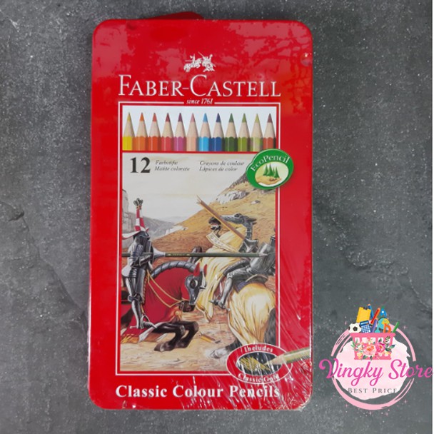 

Pensil Warna Classic 12 Tin Faber Castell