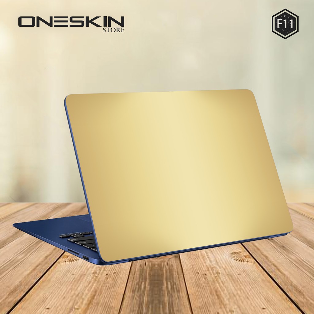 Skin Laptop-Garskin Laptop Thinkpad-Garskin Laptop Samsung-Gold Metalic